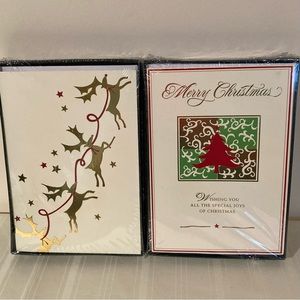Special Thoughts Christmas Cards Two Packages w/12 Cards & Envelopes Each
